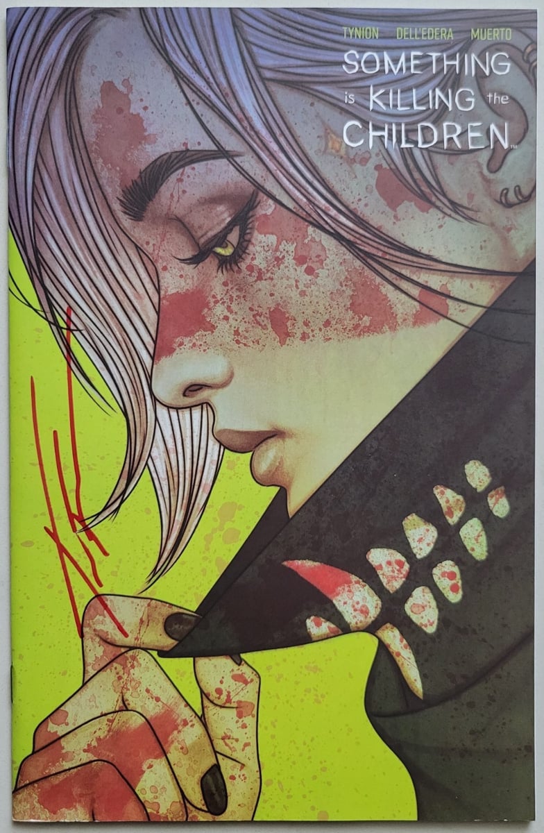 SOMETHING IS KILLING THE CHILDREN #0 FIRMATO DA JENNY FRISON + COA BOOM! 2024 quasi nuovo