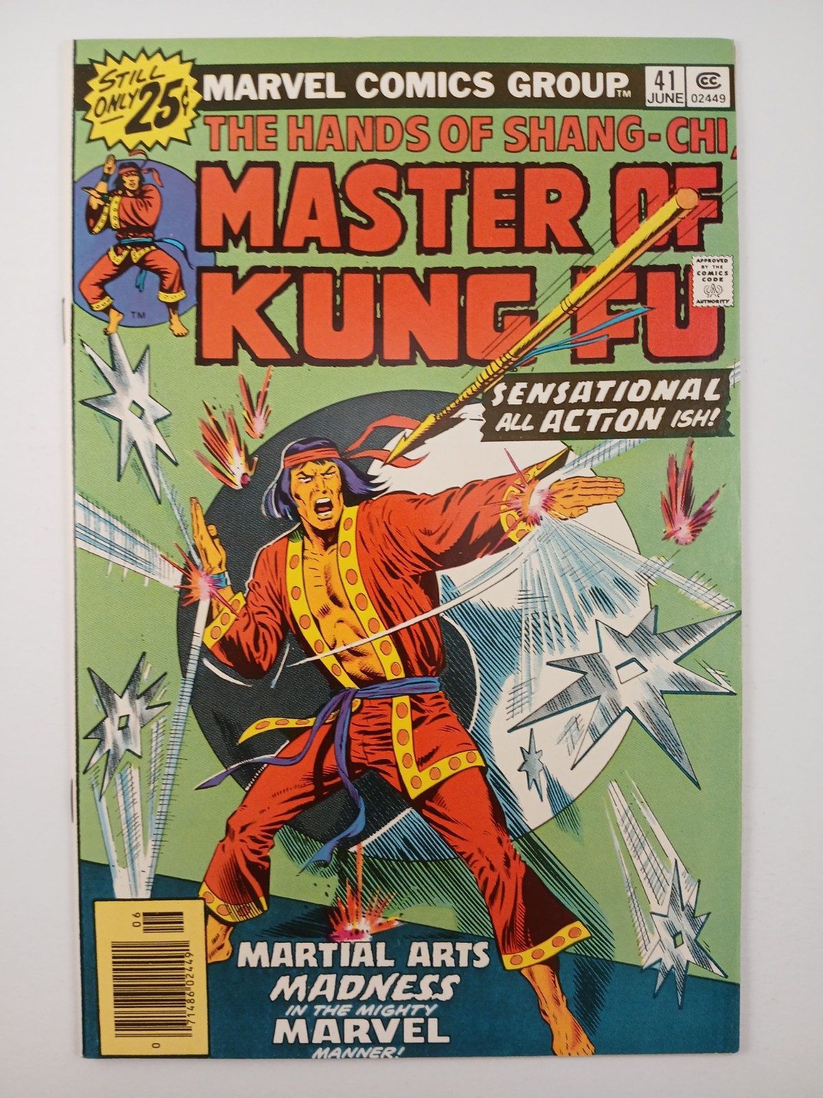 Master of Kung Fu #41 NM- 9.2 (Marvel Comics June 1976) Midnight appearance