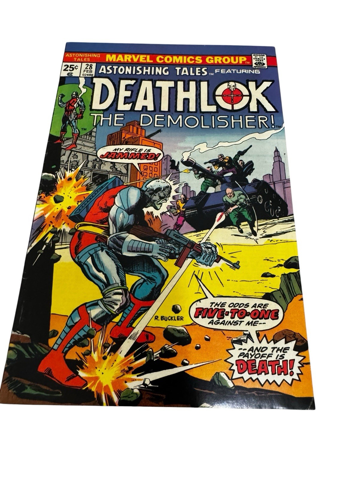 Astonishing Tales 28 Rich Buckler! Deathlok il demolitore 1975 Marvel