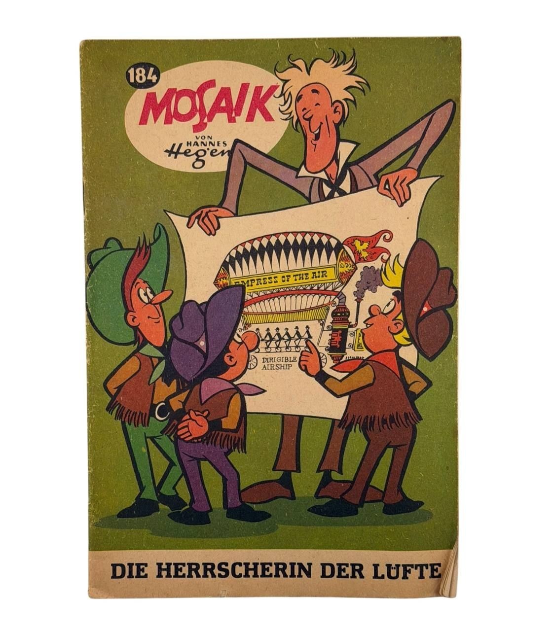 Mosaico di Hannes Hegen n. 184 Die Herrscherin der Lufte DDR Comic