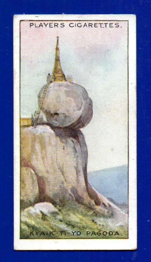 KYAIK-YO PAGODA 1916 JOHN PLAYER MERAVIGLIE DEL MONDO #11 OTTIMO SENZA PIEGHE