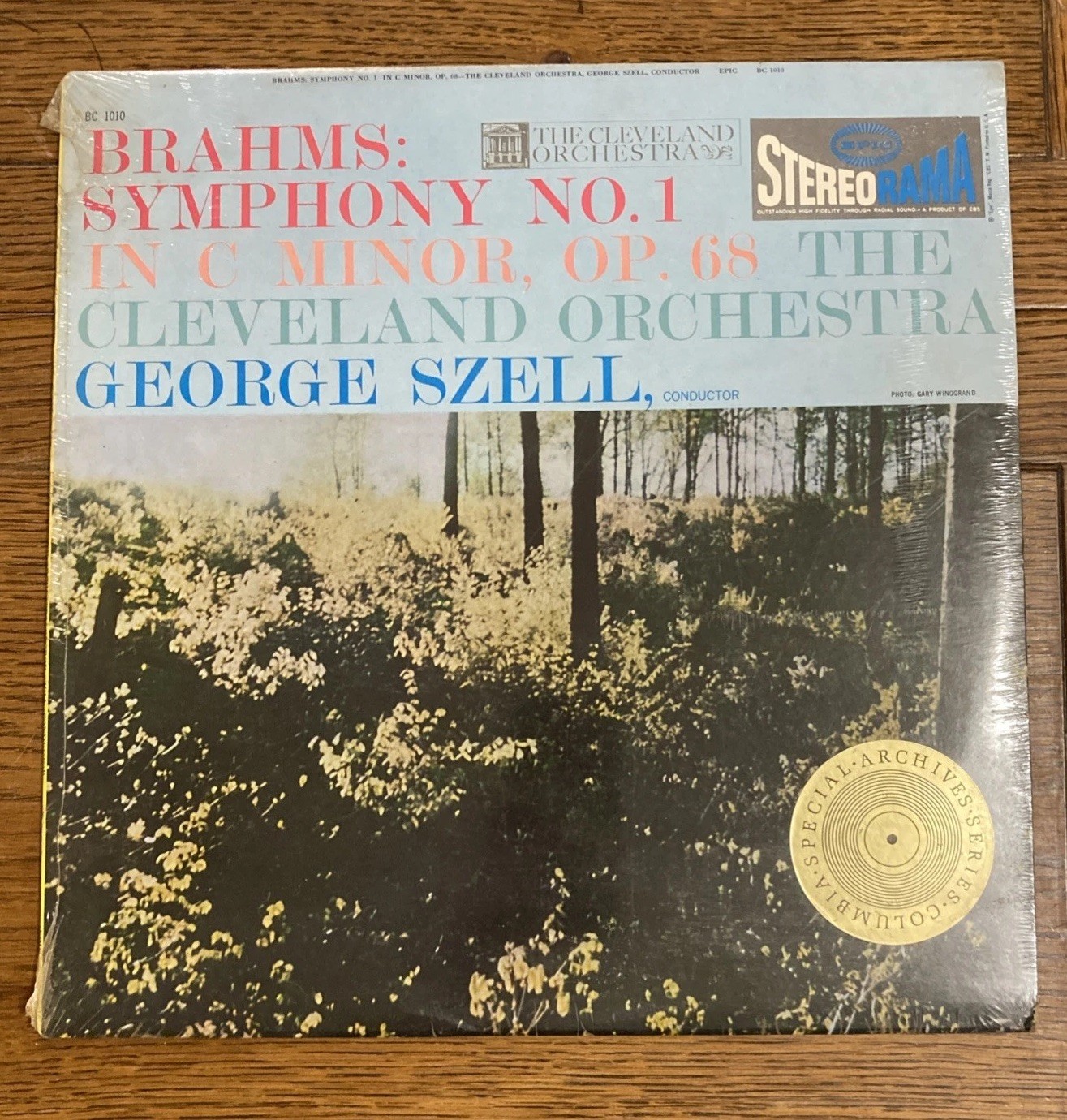 Brahms Symphony No. 1 In C Minor, Op. 68 Sealed Vinyl LP, Mint Vinyl/VG+ Cover
