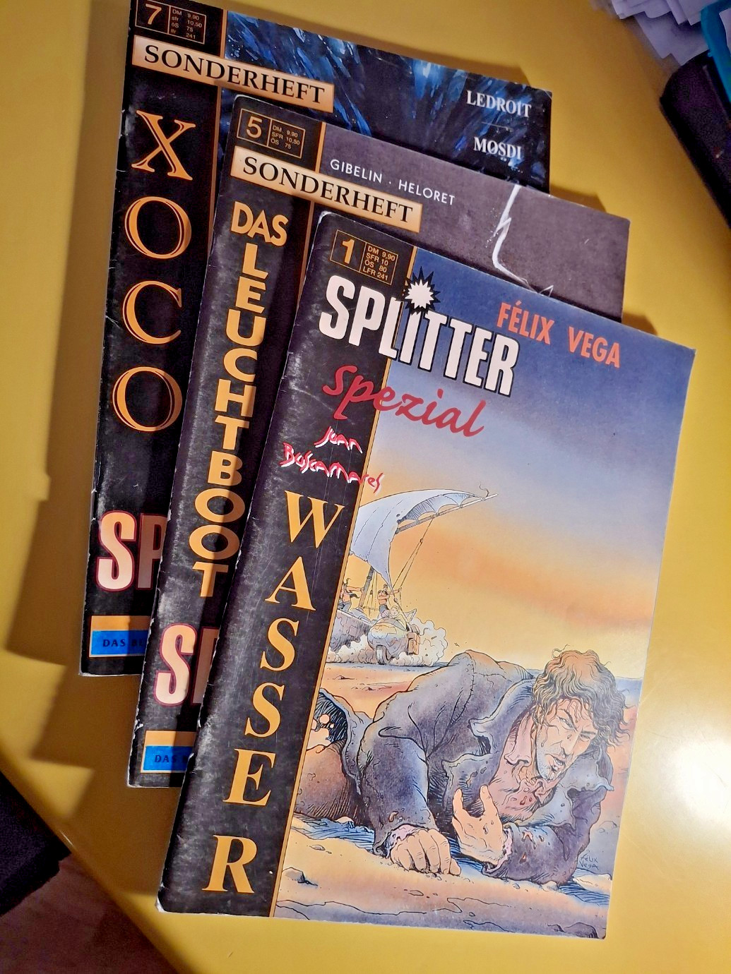  Set 3 fumetti splitter numero speciale speciale Xoco la barca luminosa Juan Buscam 1998 