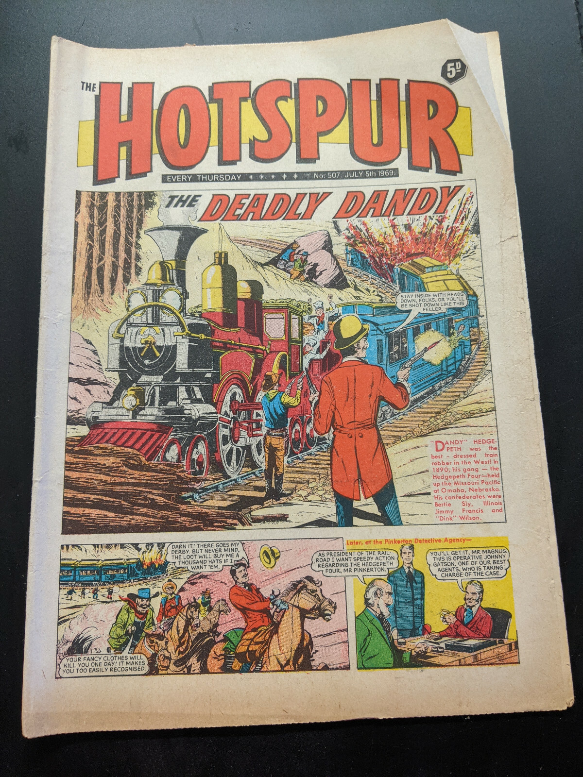Hotspur Comic No 507, July 5th 1969