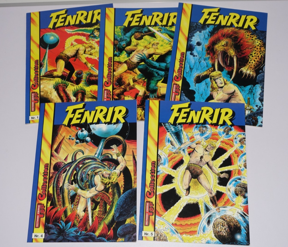 Lavatrice Hansrudi. Fenrir. Edizione da collezione n.1-5 Hethke fumetto