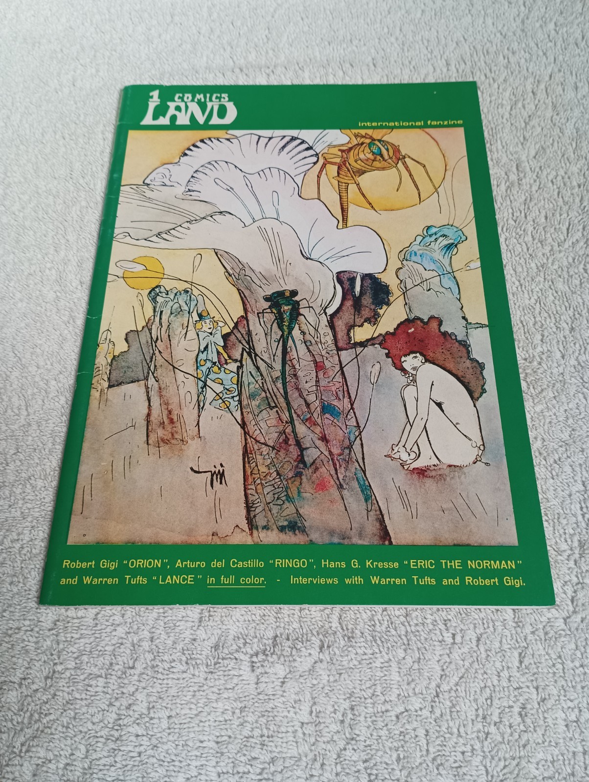FANZINE COMICS LAND n. 1 INTERNATIONAL ed. Estera del 1975