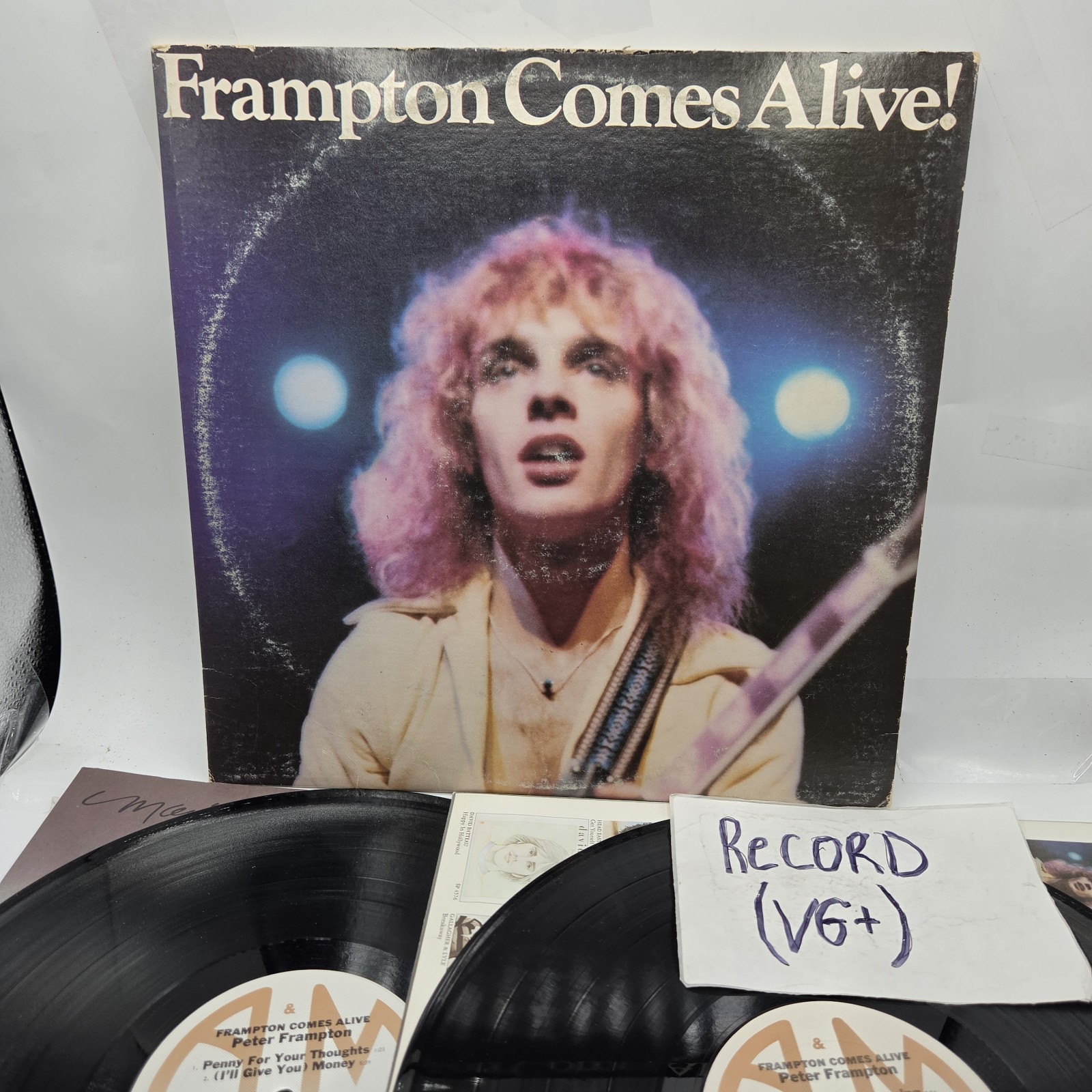 Peter Frampton Frampton Comes Alive! Vinyl Lp 1976 12" A&M Stereo VG+