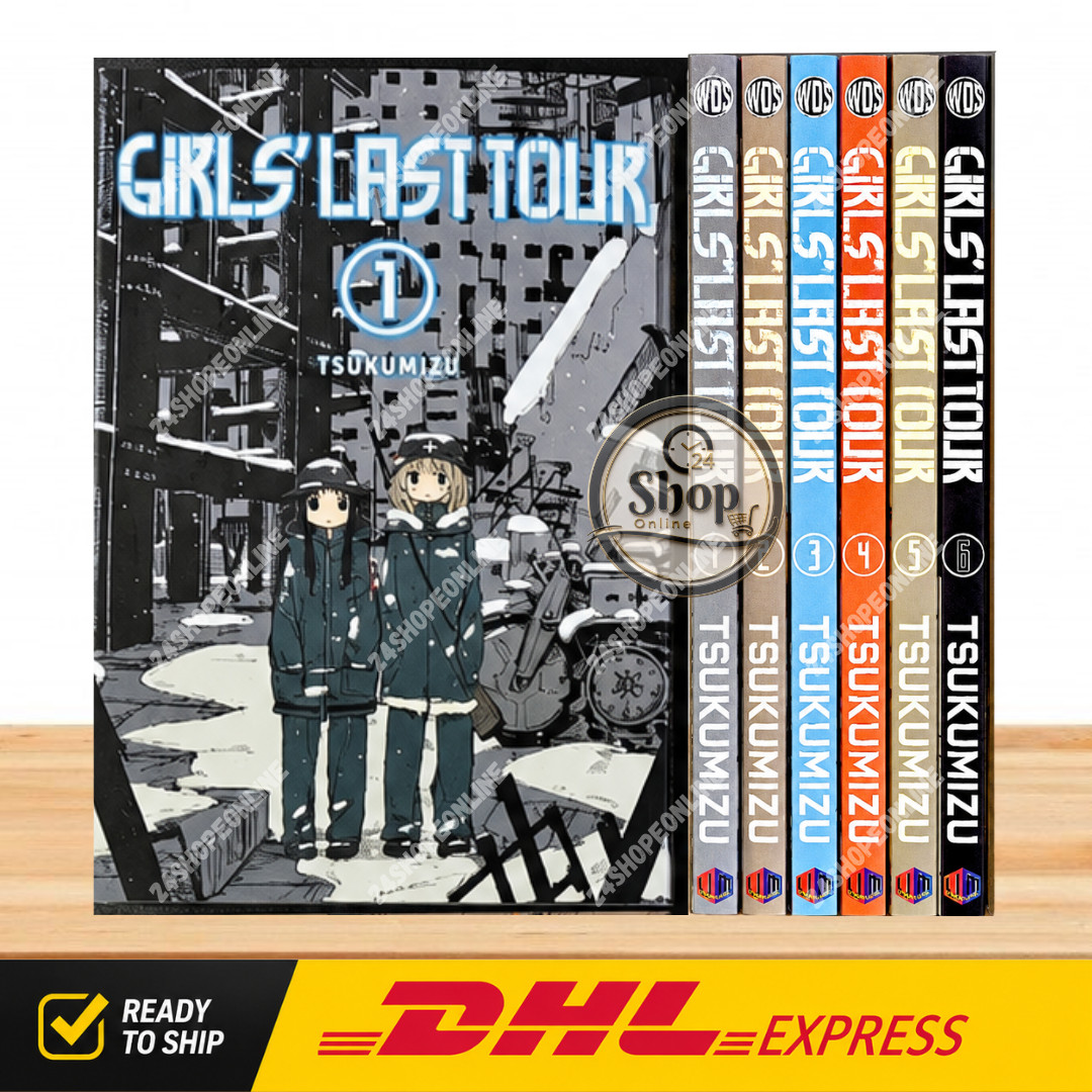 Girls Last Tour Volume 1-6 FINE Serie Completa Manga Versione Inglese Fumetto Nuovo