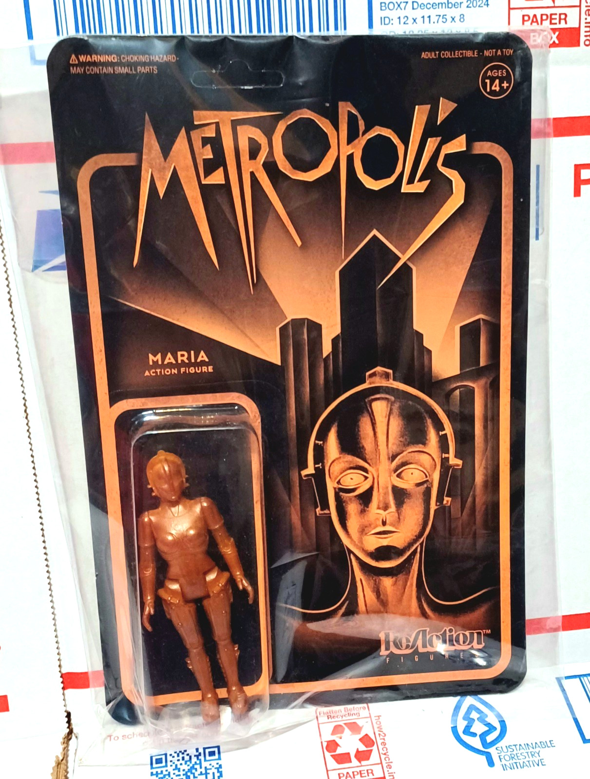 Super7 METROPOLIS MARIA Reaction Figure sigillato nella borsa originale del produttore