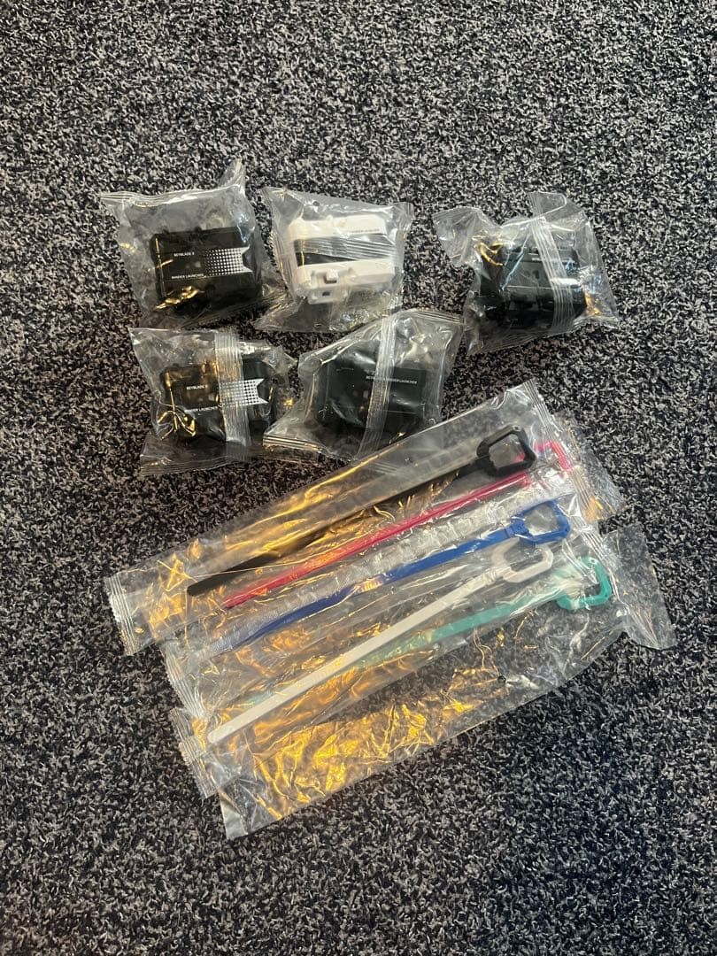 Lotto lanciatori Beyblade X Winder da collezione set 5 lanciatori 5 avvolgitori