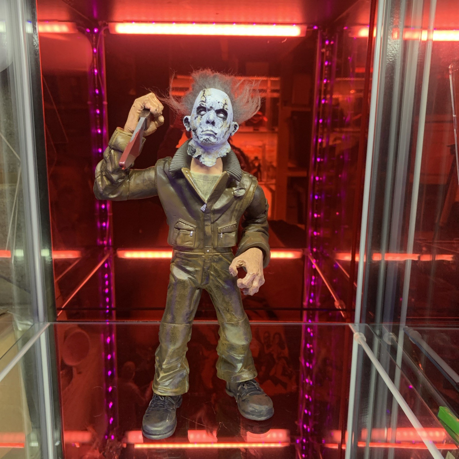 Figurina Rob Zombie's Halloween II Michael Myers 9" Mezco 2010 Cinema della Paura