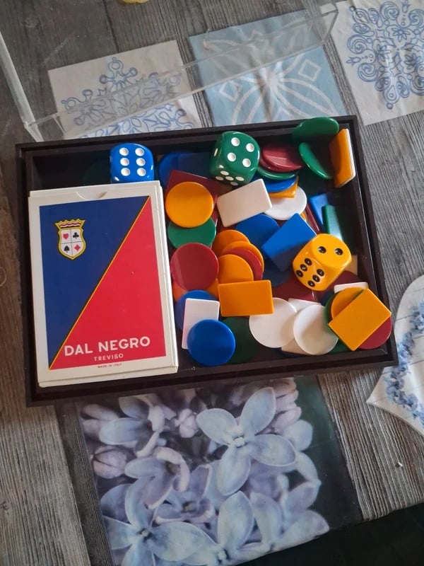 Set vintage carte da poker