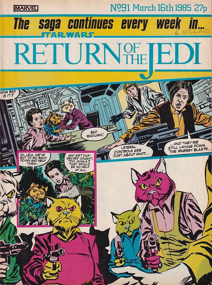 43591: MARVEL STAR WARS: IL RITORNO DELLO JEDI #91 grado fine