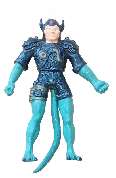 Saban's VR Trooper EVIL WARRIOR Grimlords - Figurina in gomma vintage 1995