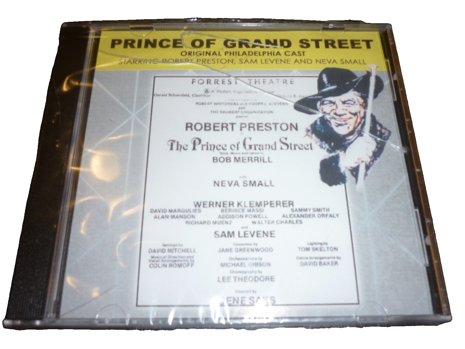 NEW Original Philad Prince Of Grand Street Starring Robert Preston Sam Levene CD