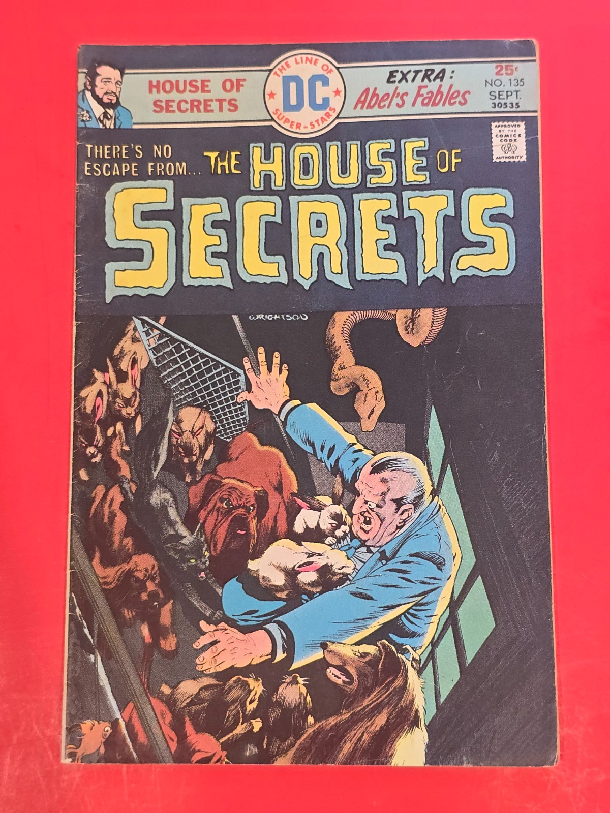 House of Secrets #135 1975 DC Comics Bernie Wrightson copertina età del bronzo horror