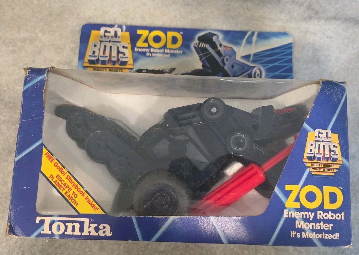 VINTAGE 1984 Tonka GoBots Zod Enemy Robot Motorized Monster VHTF RARE 