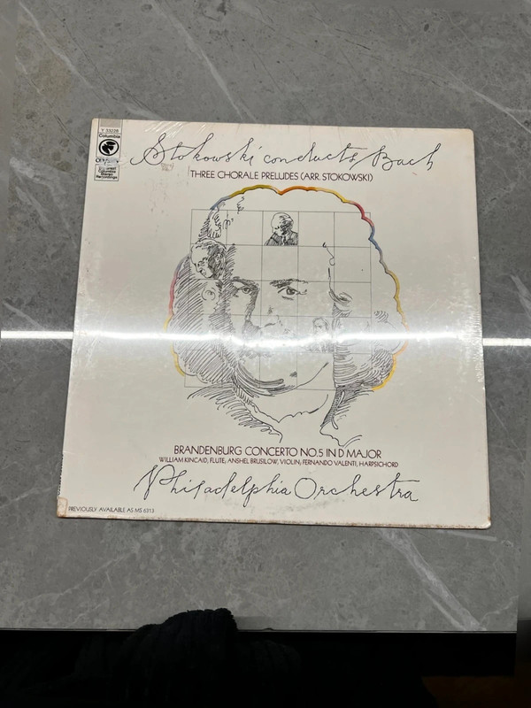 Vinile Nuovo di Stokowski Bach three chorale Preludes brandenburg Concerto no. 5 In D Major