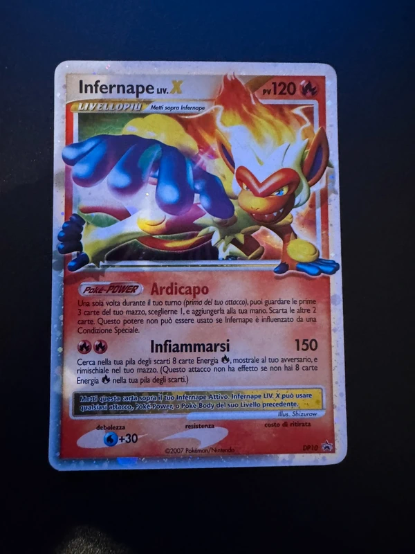 Infernape LV X holo promo diamante e perla 10 ITA