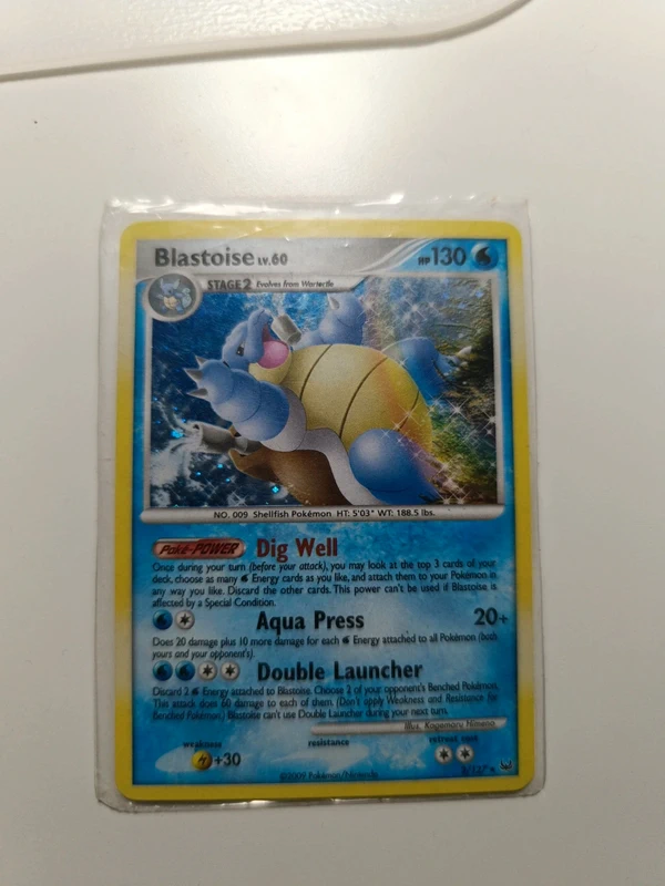 Blastoise Lv.60 HOLO carta Pokémon