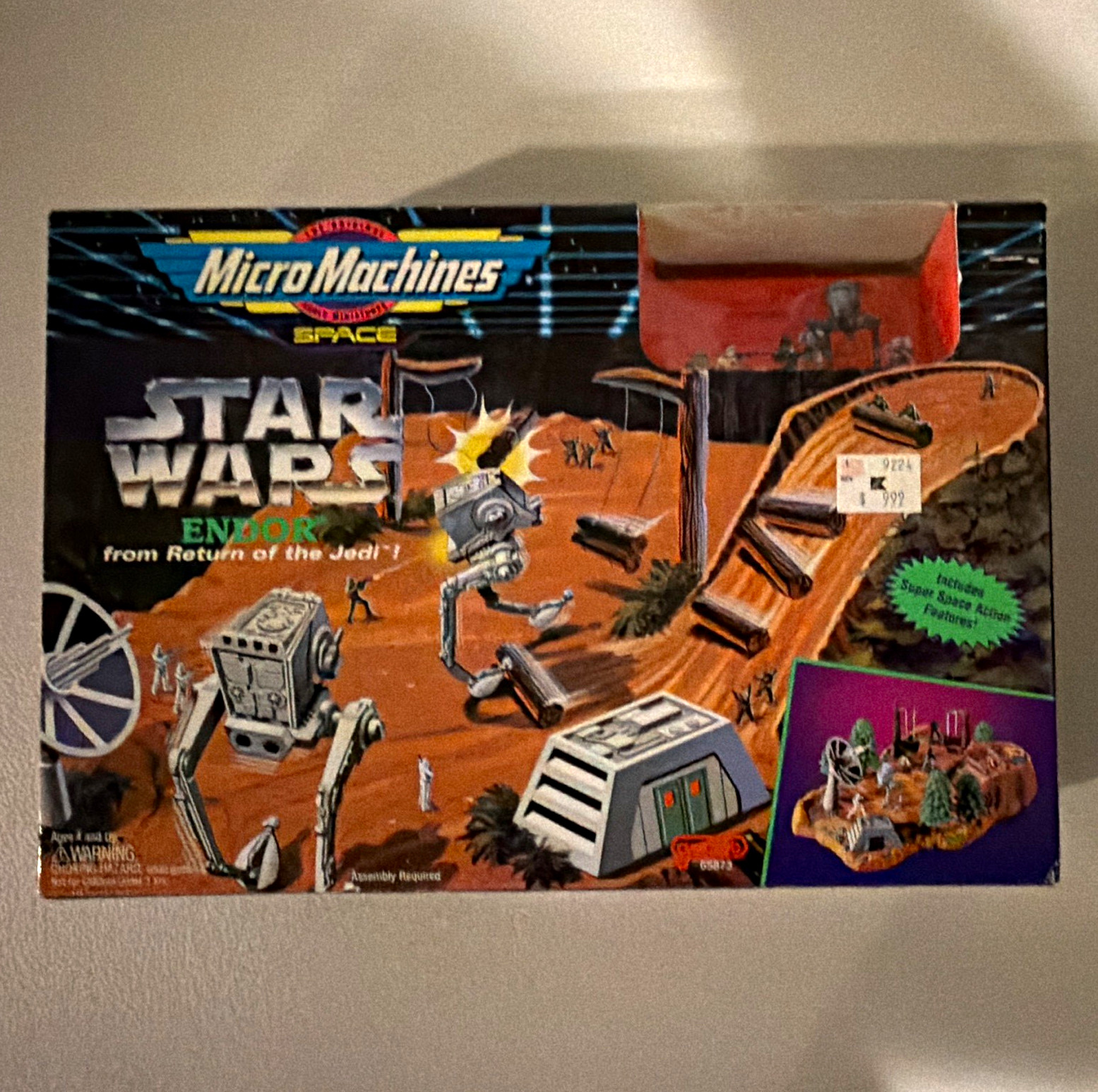 Micro Machines Star Wars Endor Playset con Imperial AT-ST Chewbacca 65873