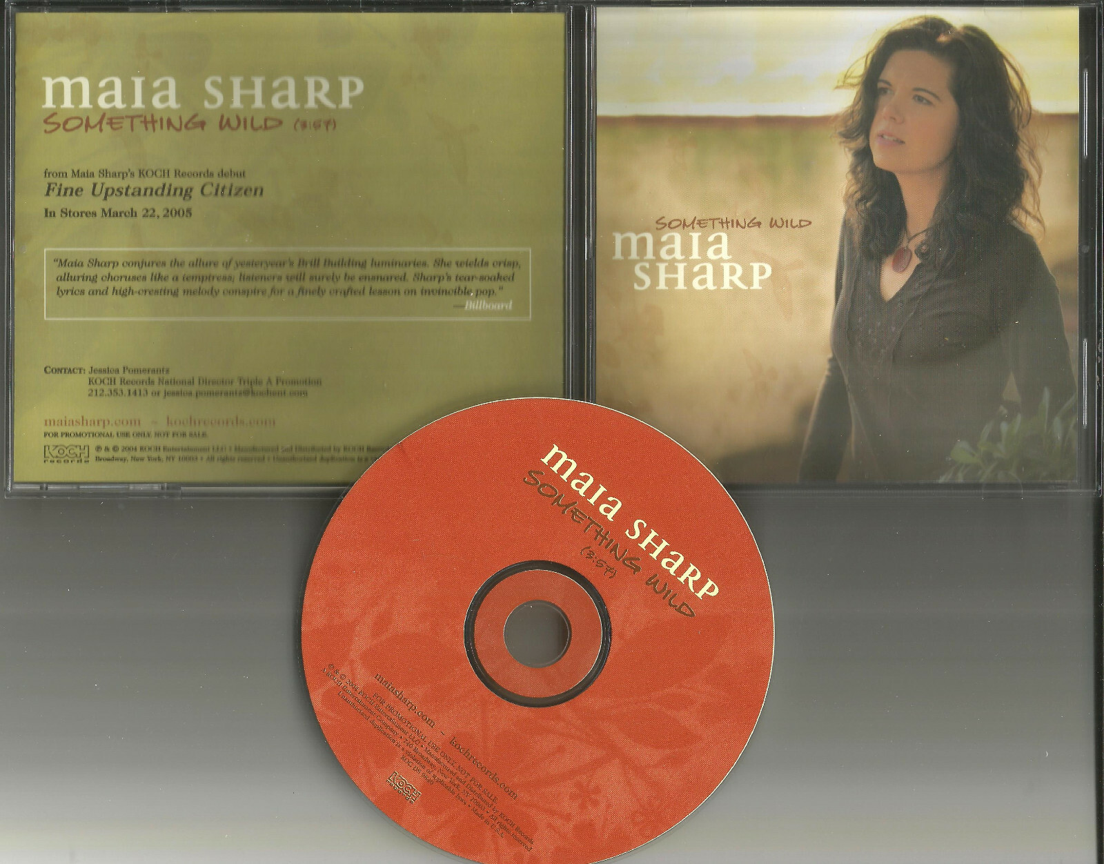 MAIA SHARP Something Wild RARE PROMO Radio DJ CD single 2004 USA MINT 