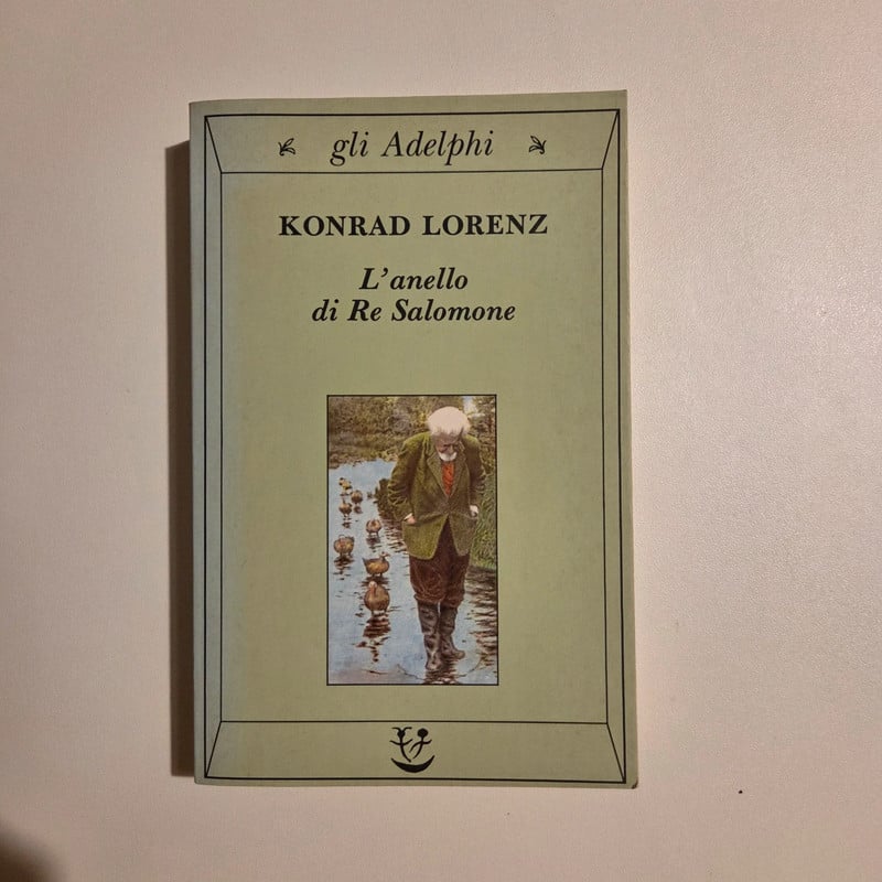 L'anello di Re Salomone - Konrad Lorenz (gli Adelphi n. 2) - Classico etologia