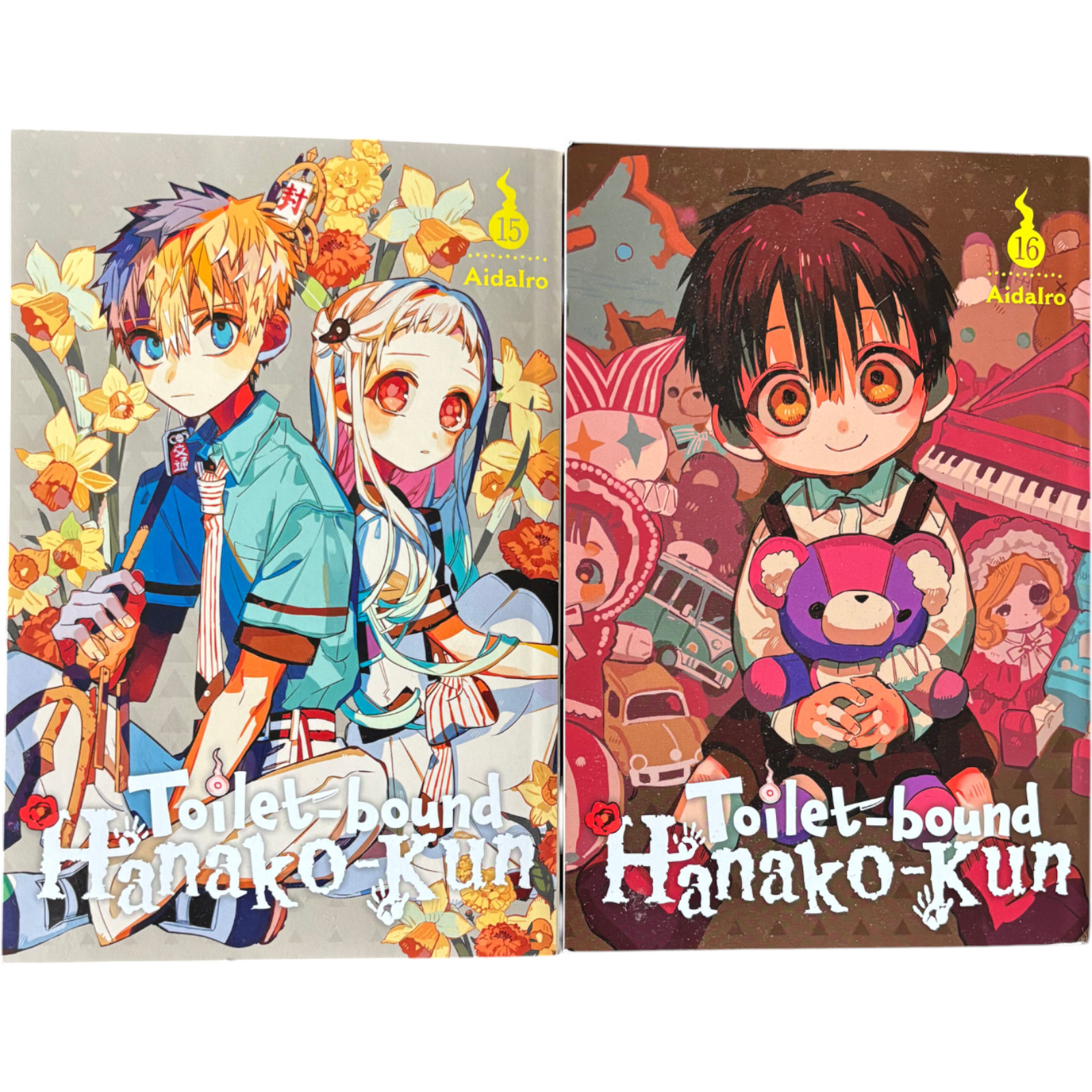 Toilet-Bound Hanako-Kun manga inglese lotto di 2 volumi 15-16 NUOVI