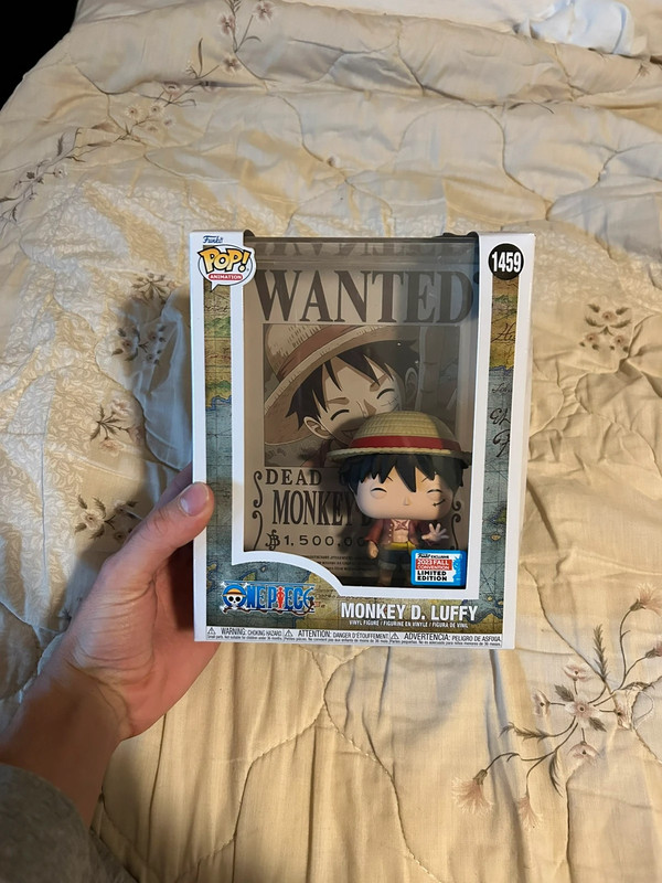 Funko Pop! Animation Poster One Piece Monkey D. Luffy Fall Convention Exclusive Figure #1459