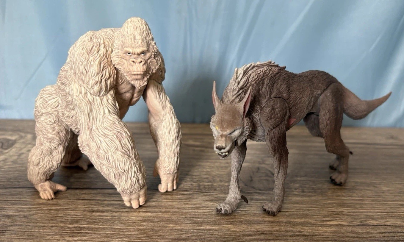 George il Gorilla e Ralph il Lupo Action Figure 2018 Rampage Lanard Toys