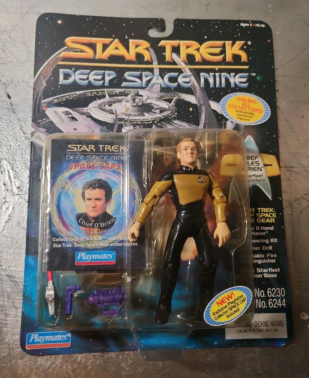 Figurina Star Trek Deep Space Nine Chief MILES O'Brien Playmates 1994 6244