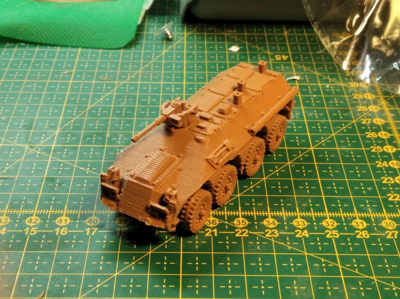 1/72 scale Dutch DAF YP-408 command armored personnel carrier