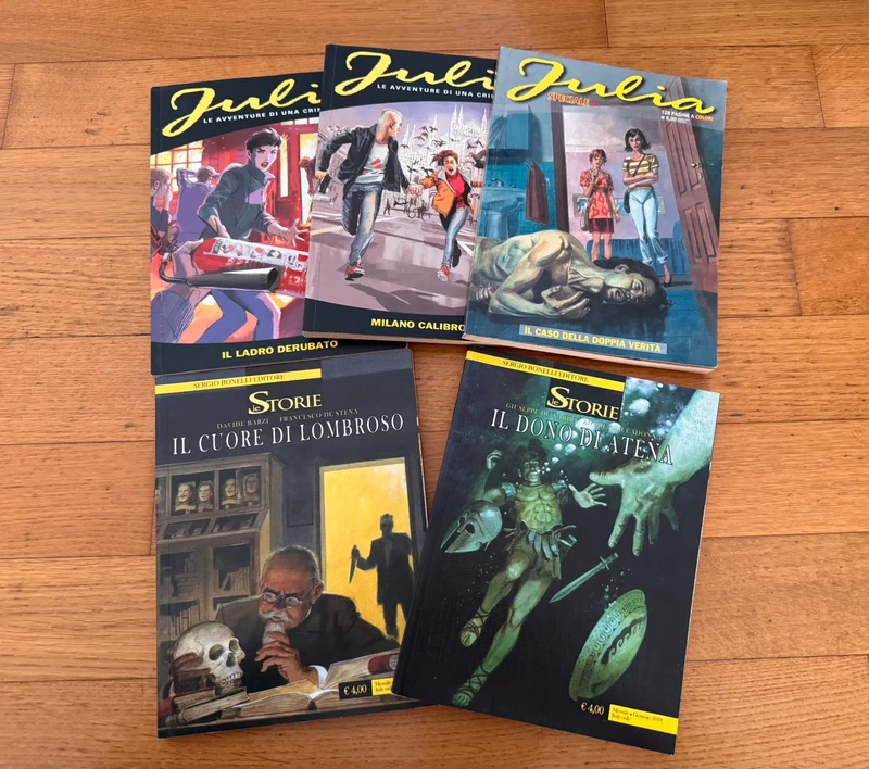 5 fumetti Mix Julia e Le Storie