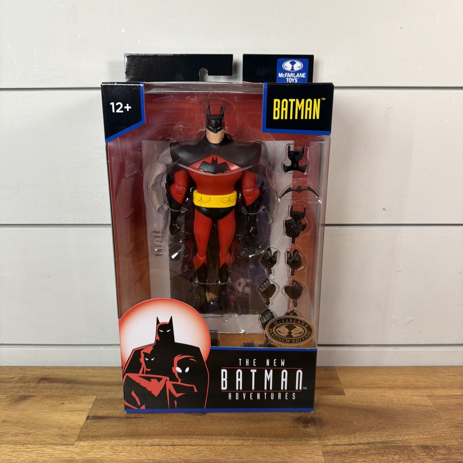 DC New Batman Adventures Batman Platinum Red Chase McFarlane Figura Spedizione Veloce!
