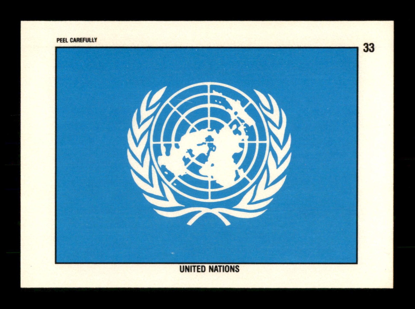 33 United Nations Desert Storm Series 2 Topps 1991 Trading Card TCG CCG
