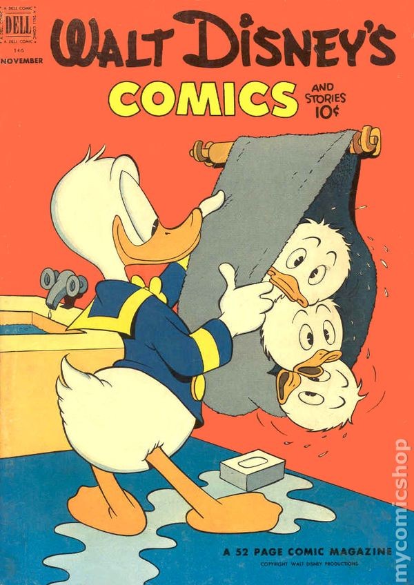 Walt Disney's Comics and Stories #146 VG- 3.5 1952 Stock Image