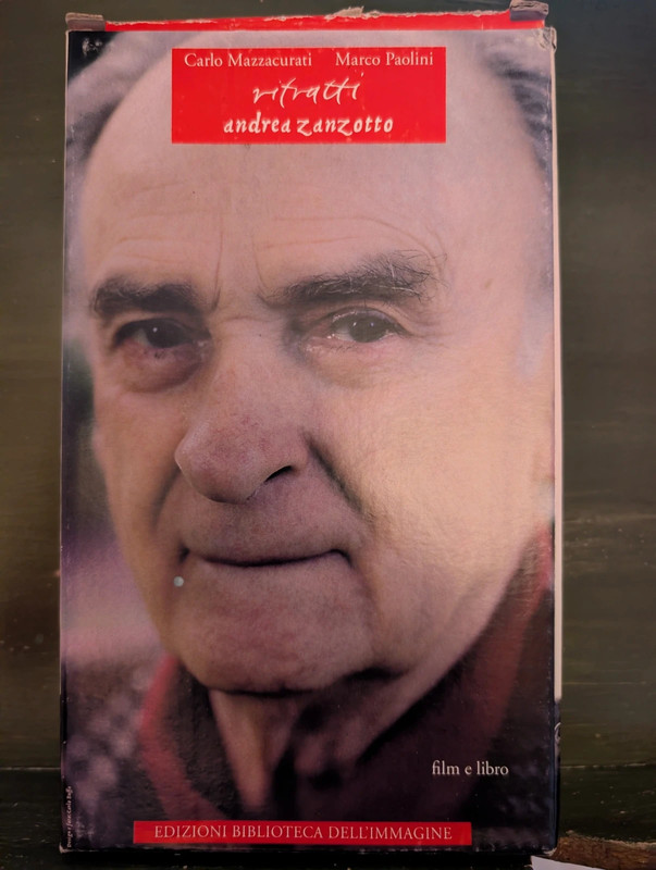 Ritratti: Andrea Zanzotto (Libro + VHS) - Mazzacurati, Paolini (2001)