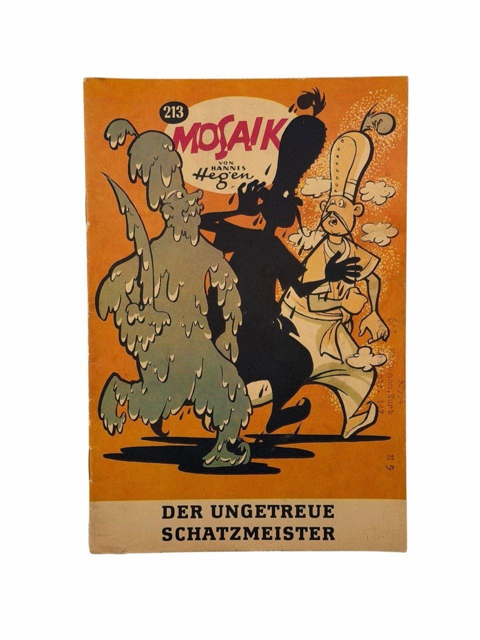 Mosaico di Hannes Hegen n. 213 Der Unfedele Schatzmeister DDR Comic