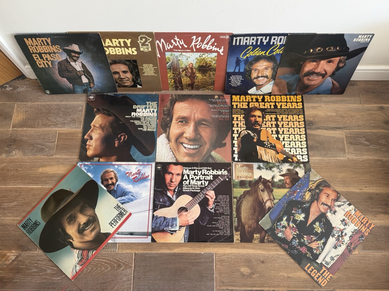 13x Marty Robbins Vinyl LP Record Collection Country Western Bundle Job Lot