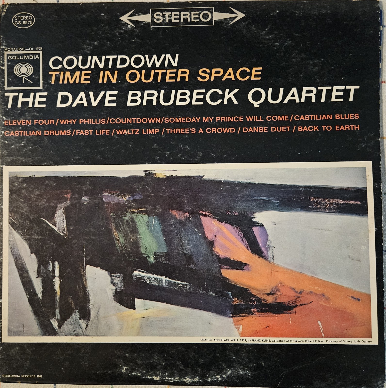The Dave Brubeck Quartet Countdown: Time in Outer Space Columbia CL 1775