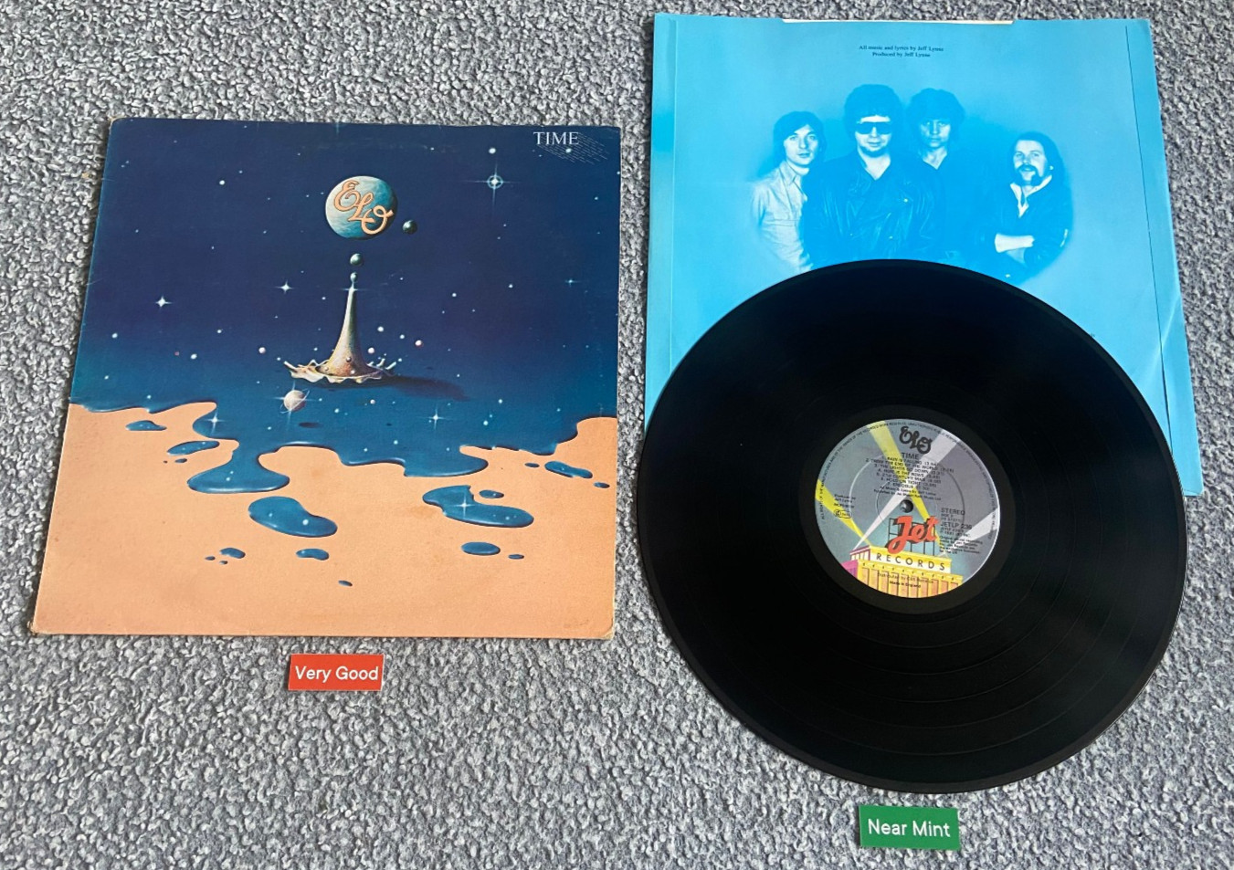 ELO – Time - 12" Vinyl - JETLP 236 (1981) - Very Good Sleeve / Near Mint Vinyl