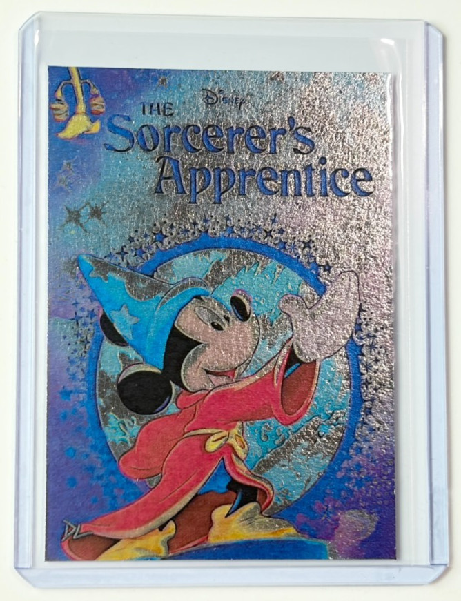 L'Apprendista Stregone Artista Platino Firmato Disney Classic Trading Card 1/1