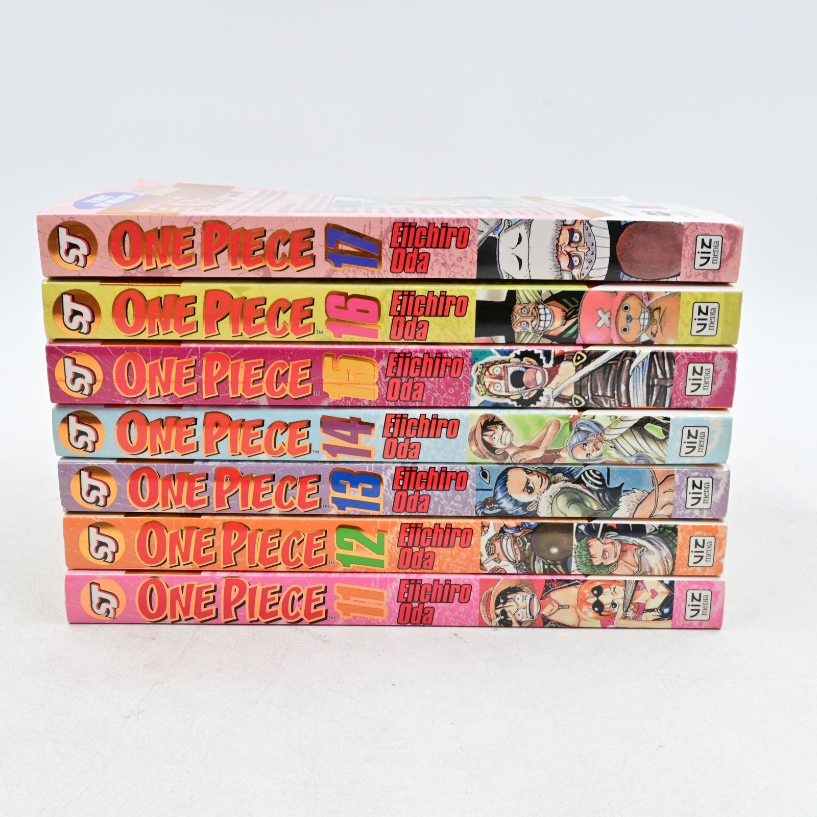 One Piece Manga Vol. Copertina in foil prima stampa inglese 11-17 Shonen Jump