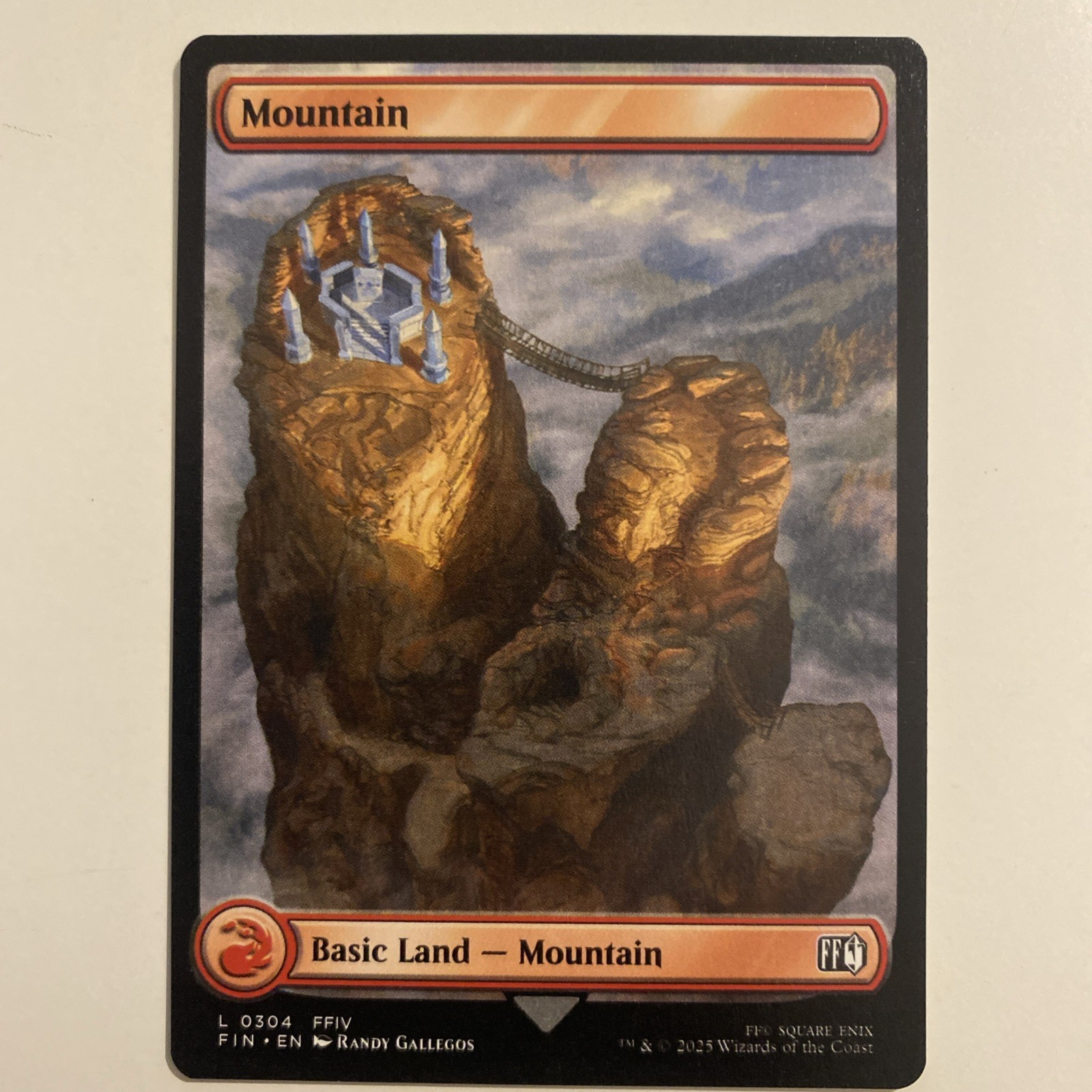 MTG Mountain #304 Land Final Fantasy FIN MTG NM