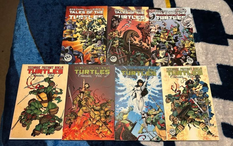 Teenage Mutant Ninja Turtles Color Classics #1,2,3 + #1-4 Tales Eastman Laird