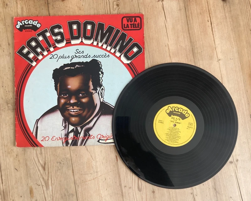 Fats Domino - vinyle blues/jazz LP 33T France 1977 Arcade Records