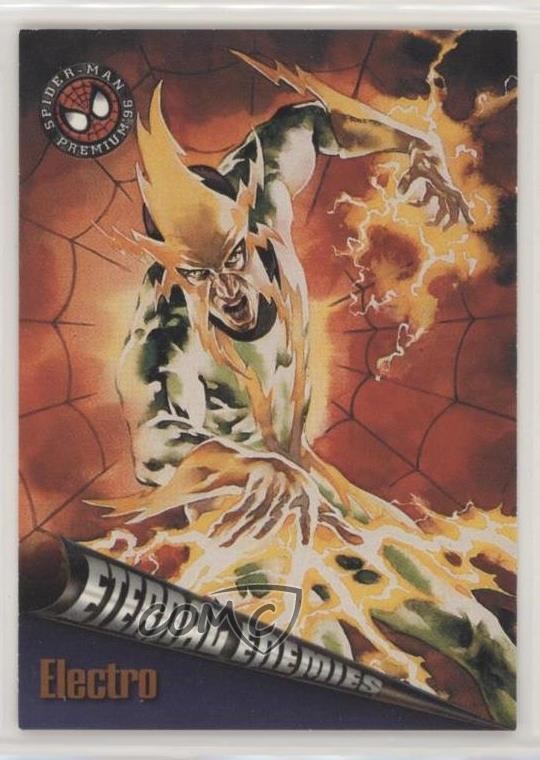 1996 SkyBox Marvel Spider-Man Premium Eternal Enemies Electro #69 15fy
