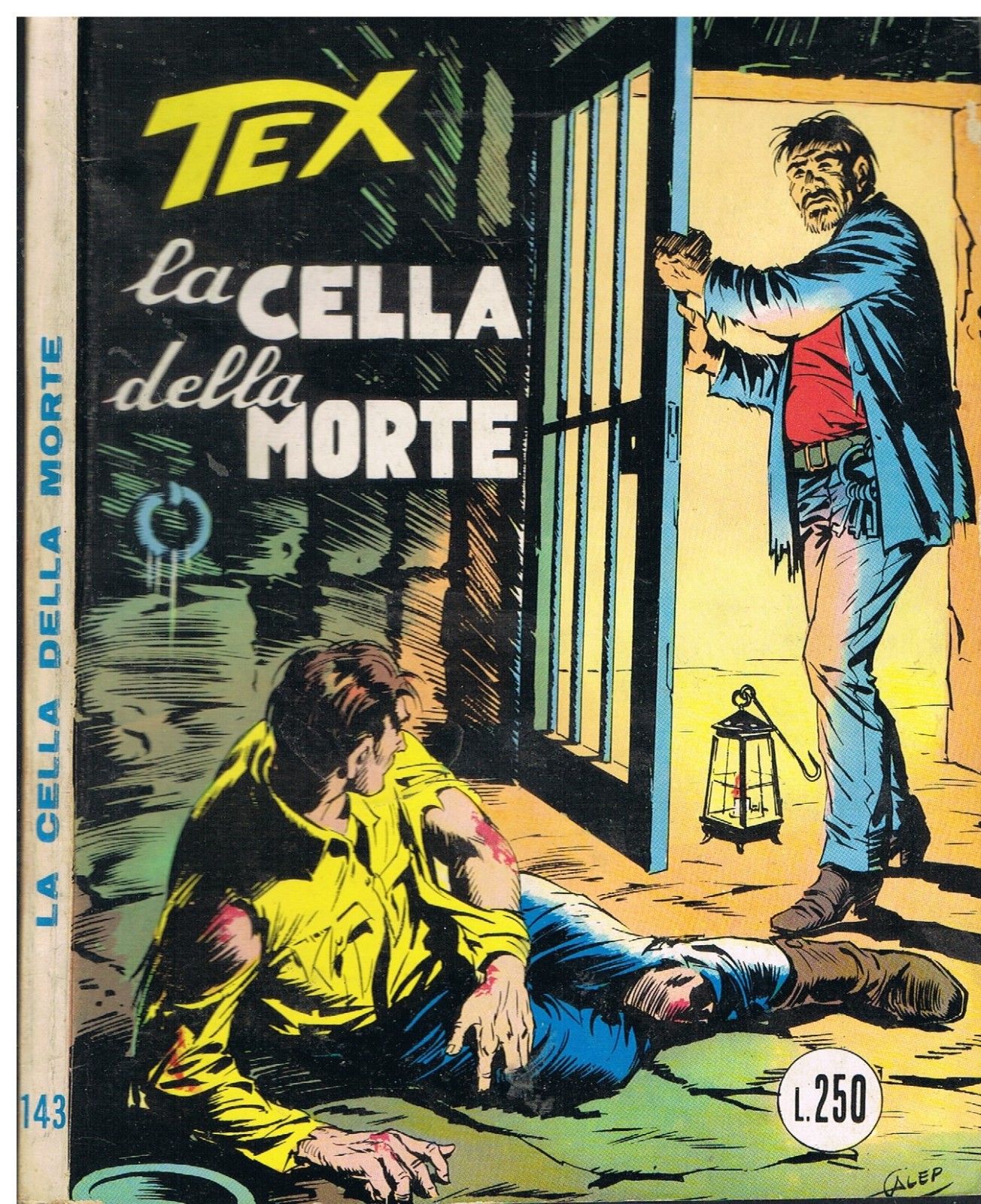 TEX 143_ORIGINALE_in 1°ediz. da Lire 250_Ed.Araldo_Settembre 1972_Autorizz.2926