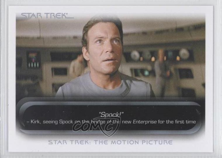 2010 The Quotable Star Trek Movies Captain Kirk Leonard Nimoy Spock ! #5 yf0