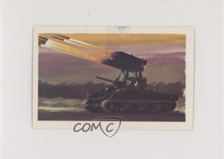 1970 Trucards seconda guerra mondiale carro armato Sherman #11 z6d